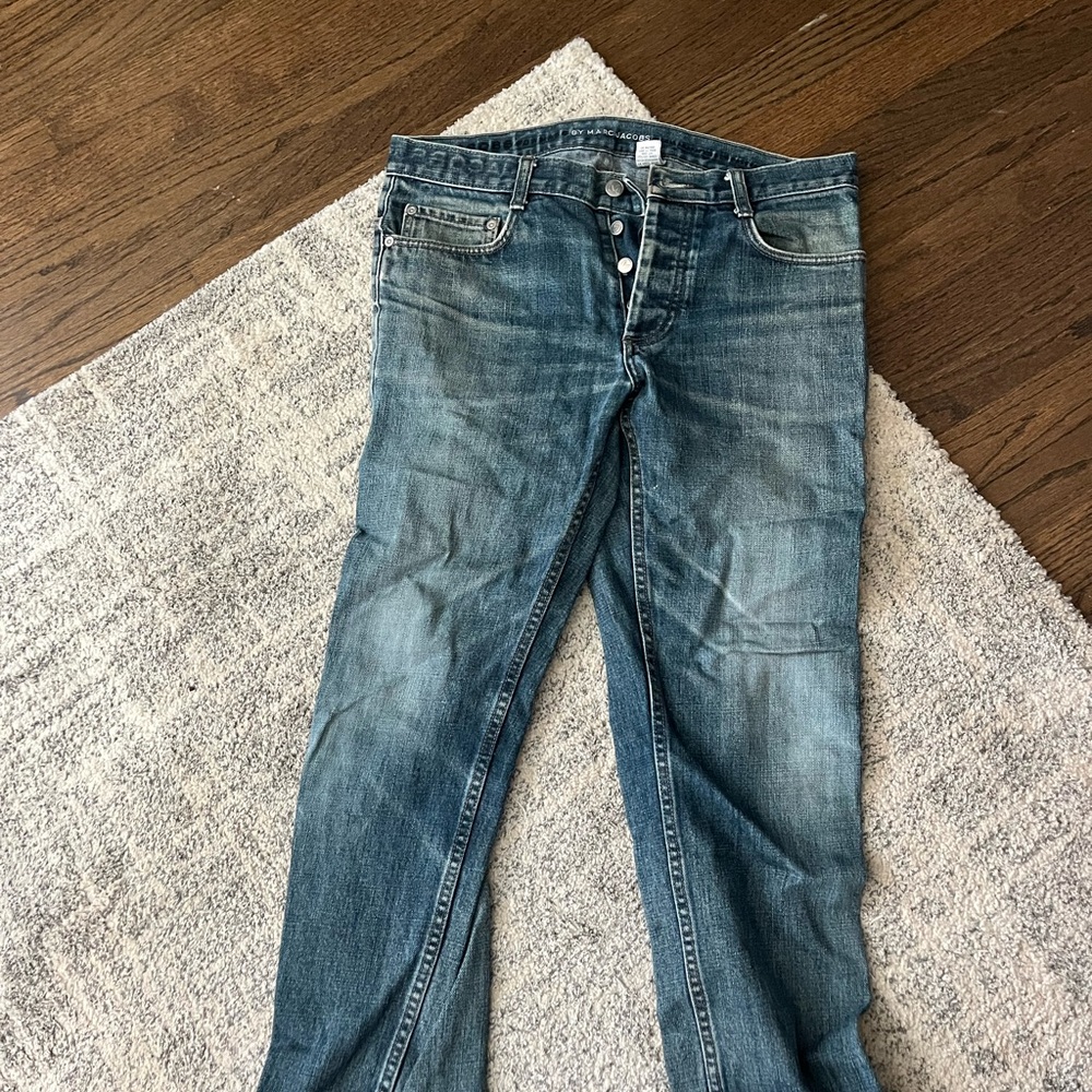 Marc Jacobs Men's Straight Blue Jeans
